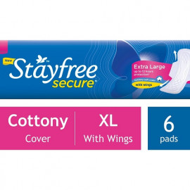 STAYFREE SECURE EXTRA LARGE 6PAD